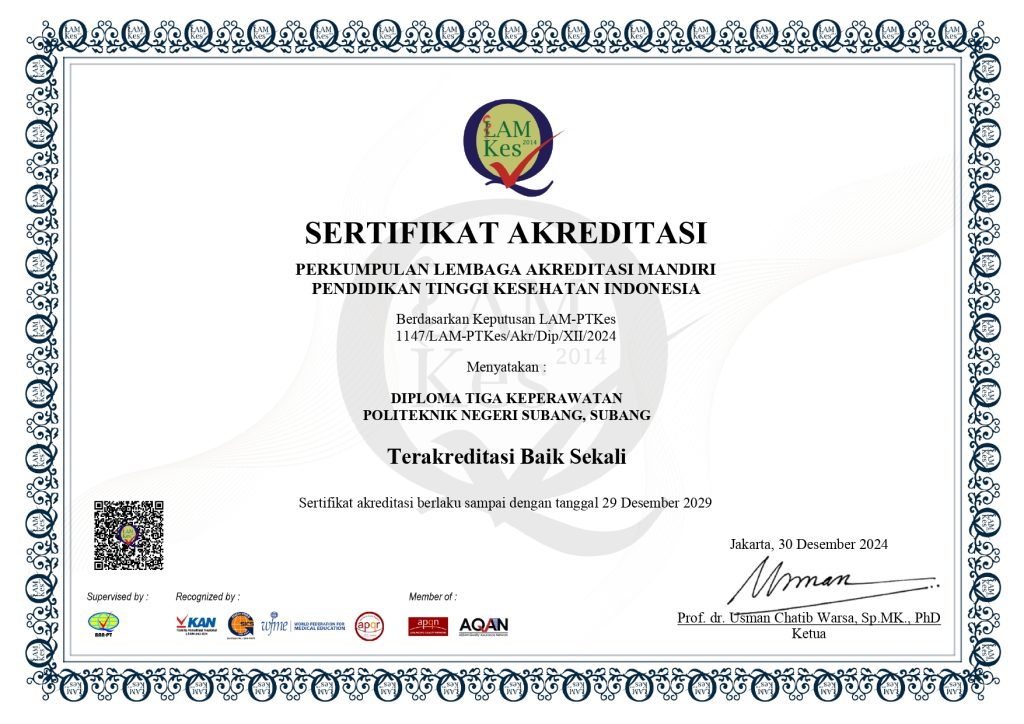 SELAMAT ATAS DIRAIHNYA PERINGKAT AKREDITASI “BAIK SEKALI” PROGRAM STUDI ...